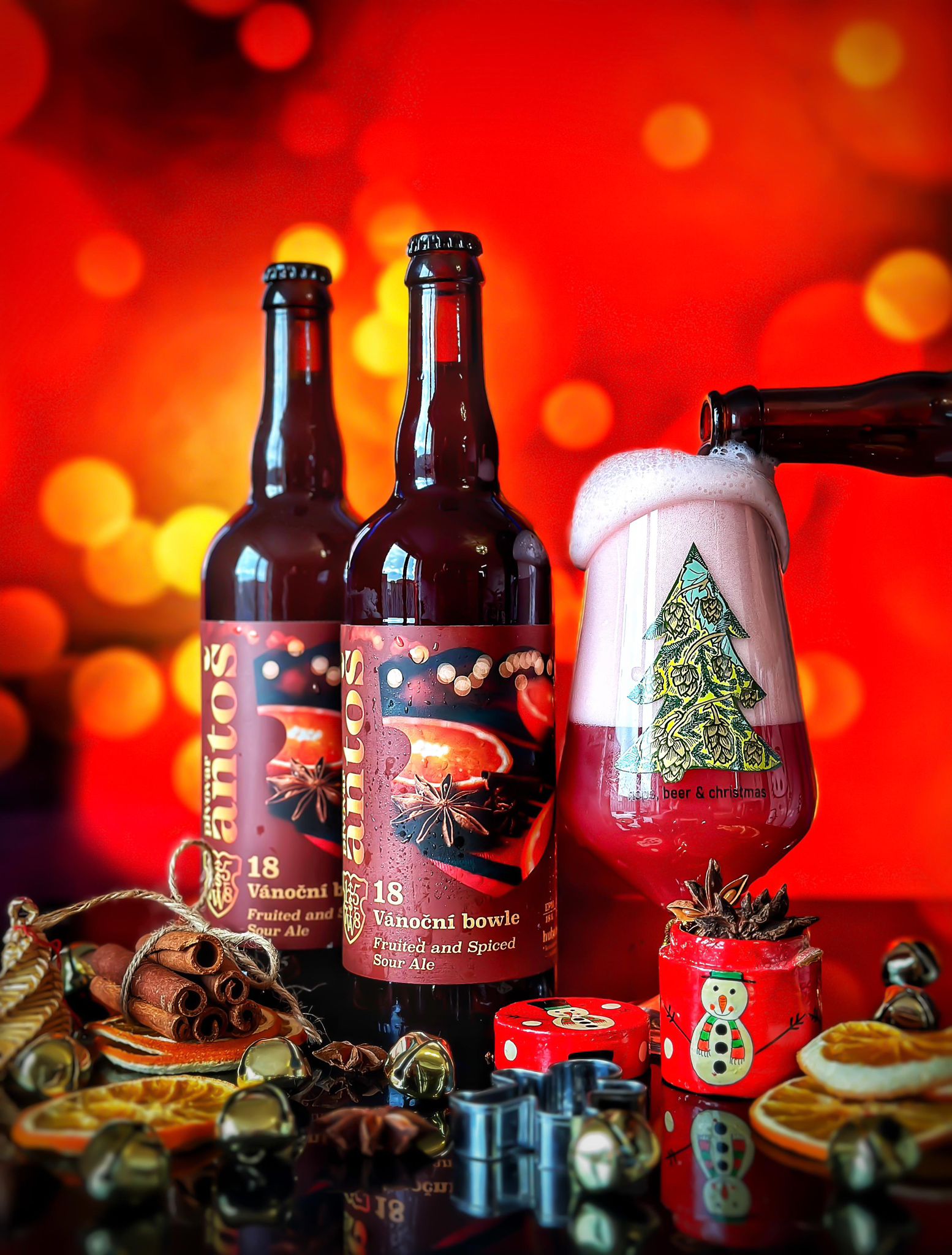 vánoční bowle pivovar antoš